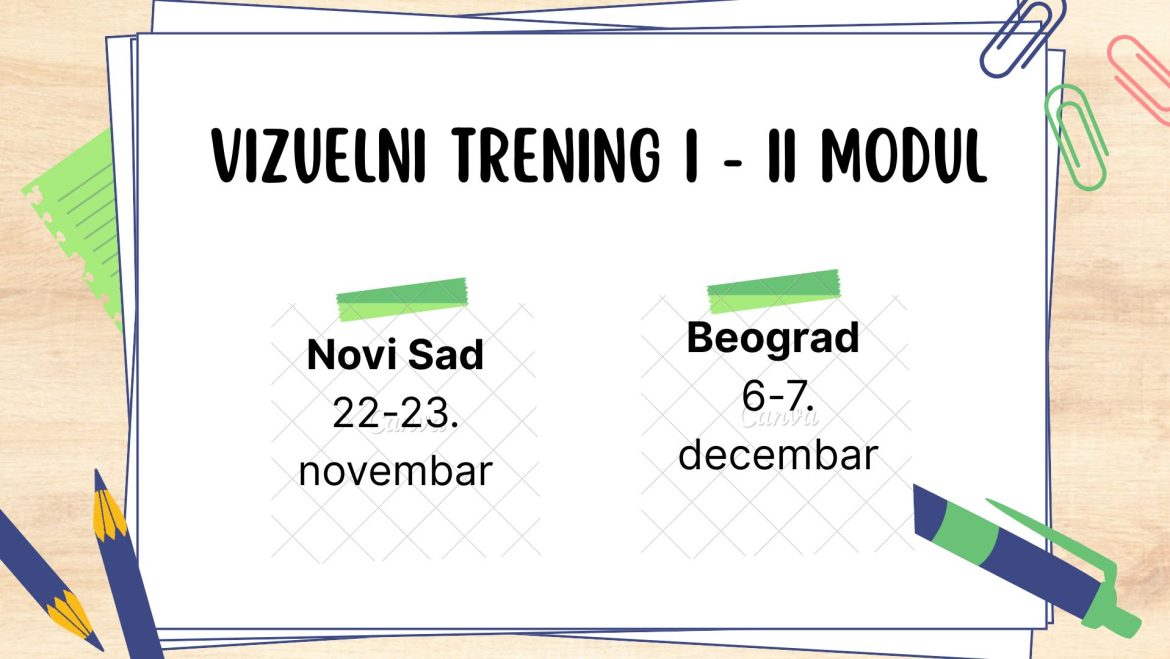 Vizuelni trening I i II modul